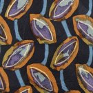 60" Long ALEX SEBASTIAN OVALS BLACK PURPLE OLIVE NECK TIE Men Designer EUC