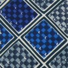 FREE SHIP USA Seller New OLEG CASSINI DIAMONDS BLUE GREY SILK Necktie Excellent