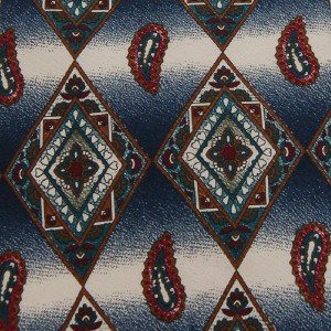 #1A ROBERT STOCK DIAMONDS BLUE RED BEIGE SILK Men Neck Tie f