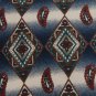 #1A ROBERT STOCK DIAMONDS BLUE RED BEIGE SILK Men Neck Tie f