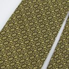 Vintage Wemlon Wembley Texture Gold Brown 60s Men Neck Tie Necktie  #EV