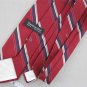 Vtg Christian Dior Monogram Narrow Stripe Blue Red Gold Men 70s Neck Tie V-4 EVC