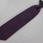 Vtg Wemlon Wembley Clip On Snap On Micro Dots Black Red  60s 70s Neck Tie #V-4