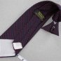 Vtg Wemlon Wembley Clip On Snap On Micro Dots Black Red  60s 70s Neck Tie #V-4