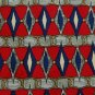 #1A Robert Talbott Studio USA Triangle Red Blue Yellow Silver Men Neck Tie