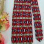 #1A Robert Talbott Studio USA Triangle Red Blue Yellow Silver Men Neck Tie