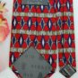 #1A Robert Talbott Studio USA Triangle Red Blue Yellow Silver Men Neck Tie