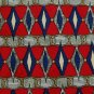 #1A Robert Talbott Studio USA Triangle Red Blue Yellow Silver Men Neck Tie