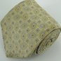 #1A Robert Talbott Best of Class Paisley Square Silver Yellow Woven Neck Tie