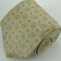 #1A Robert Talbott Best of Class Paisley Square Silver Yellow Woven Neck Tie