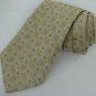 #1A Robert Talbott Best of Class Paisley Square Silver Yellow Woven Neck Tie