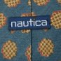 #1A NAUTICA Square Shapes BLUE BROWN RED SILK MEN NECK TIE ?USA Seller??