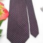 #1A New Geoffrey Beene Diamond Checkered Maroon Navy  Silk MEN Neck Tie NECKTIE