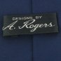#1A New A. ROGERS HOUSE FOR SALE RENT NAVY BROWN GREEN Poly Neck Tie NECK TIE
