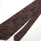 #1A Vintage Narrow Bugatti USA Art Deco Black Pink  Silk Necktie Neck Tie