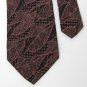 #1A Vintage Narrow Bugatti USA Art Deco Black Pink  Silk Necktie Neck Tie