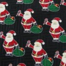 #1A NEW FN Christmas Santa Holiday GIFT STRIPE BLACK RED WHITE Silk Necktie Tie