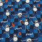 #1A New PURPLE RONNIE  CHEERS PISSED Man Checkered SKY NAVY WHT ORANGE NECK TIE