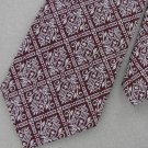 Vtg Regalon Wide Fat Texture 60's 70's 1970 Shield Maroon Men's Neck Tie #VE