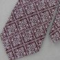 Vtg Regalon Wide Fat Texture 60's 70's 1970 Shield Maroon Men's Neck Tie #VE