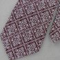 Vtg Regalon Wide Fat Texture 60's 70's 1970 Shield Maroon Men's Neck Tie #VE