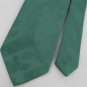 VINTAGE WEMLON WEMBLEY SEA GREEN STRIPE FLORAL TEXTURE 60s 70s Neck Tie #V-2