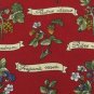 #1A LANDS' END USA BLUE BERRY FLORAL RED GREEN  BROWN Men Silk Neck Tie Necktie