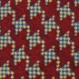 #1A XL 62" LONG XMI STRIPE MAROON TAN BLUE Checkered  SILK Necktie NECK TIE 6429