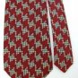 #1A XL 62" LONG XMI STRIPE MAROON TAN BLUE Checkered  SILK Necktie NECK TIE 6429
