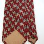 #1A XL 62" LONG XMI STRIPE MAROON TAN BLUE Checkered  SILK Necktie NECK TIE 6429