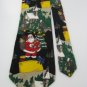 #1A New Croft & Barrow Christmas Santa Snow Tree Ornament Presents Necktie Tie