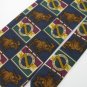 #1A New STRUCTURE MOOSE SQUARE NAVY BROWN GREEN  SILK MEN Tie NECKTIE
