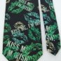 #1A New RALPH MARLIN KISS ME IM IRISH GREEN MEN NECK TIE