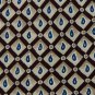 #1A ZANZARA Made In Italy BROWN TAN DIAMOND Paisley MEN NECK TIE