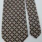 #1A ZANZARA Made In Italy BROWN TAN DIAMOND Paisley MEN NECK TIE