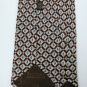 #1A ZANZARA Made In Italy BROWN TAN DIAMOND Paisley MEN NECK TIE