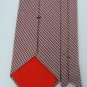 #1A USA Seller HENRY GRETHEL WOVEN RED WHITE SILK MEN TIE NECKTIE