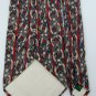 #1A TOM JAMES RED GRAY TAN CHAIN DESIGN SILK MEN NECK TIE