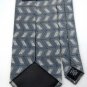 #1A New ALLYN SAINT GEORGE WOVEN GREY WHITE TIE NECKTIE  Mens Silk
