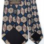 STEWART HALL SHAPES BLUE TAN RED GREY SILK NECK TIE Men Designer Tie EUC