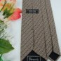 #1A Vintage  PARSOW'S STRIPE NARROW BROWN TAN GREY Men Neck Tie