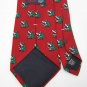 #1A NOEL Christmas Santa Holiday Tree STAR ORNAMENTS RED GREEN Necktie Tie
