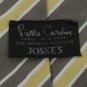 #1A Vintage Cardin Pierre Cardin Stripe DimGray Gold White Men Neck Tie Necktie