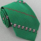 True Vinage Company B Narrow Christmas Santa HO Ho Ho Holiday Men Neck Tie Lot#B