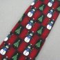 New Hallmark Christmas Checkered Snowman Scarf  Candy Cane Tree Neck Tie Lot#A