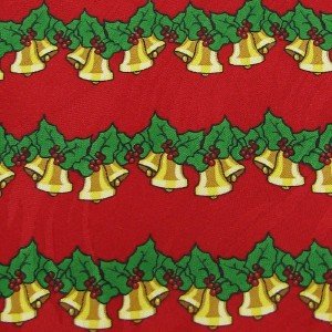 #1A New  KD KEITH DANIELS STRIPE BELLS RED GREEN YELLOW Tie NECK TIE