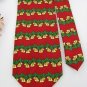 #1A New  KD KEITH DANIELS STRIPE BELLS RED GREEN YELLOW Tie NECK TIE