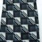 JONES NEW YORK BLACK GRAY SILVER SHIRT/SUIT NECK TIE Men Designer Tie EUC