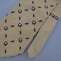 Nautica Floral Silk Mens Yellow Blue Square Dress Neck tie Men Designer Tie EUC
