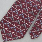 #1A Vito Rufolo Made In Italy Gray White Black Mens  Neck Tie # 1A